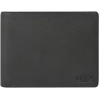 L.credi Leren portemonnee George Wallet Black zwart