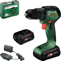 Bosch Accuboormachine-schroefmachine PSB18V-60, inclusief 1x accu PBA 18V 2.5Ah, in koffer