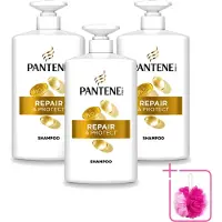 Pantene 3 x Pro-V Repair & Protect Shampoo - 1000 ml - Voordeelverpakking - 3 stuks
