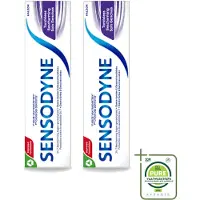 Sensodyne 2 x - Tandpasta - Gum Protection - Tandvleesverzorging - 75 ml - Grootverpakking - Vaatwasstrips - Gevoelige Tanden - Tandvleesbescherming - Tandpasta - Fluoride - Tandplak