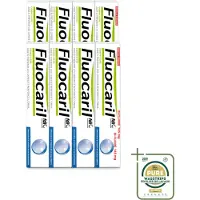 FLUOCARIL 12 x - Tandpasta - Met Fluoride - 75 ml - Wasstrips - Fluoride Tandpasta - Tanden Beschermen - Gaatjes Voorkomen - Tanden Versterken - Bi-fluoride Tandpasta