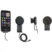 Brodit houder/support met Magnetic Charger Qi2 25W - zwart