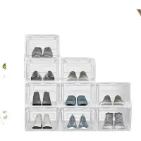 OEM Schoenenopbergboxen, stapelbaar, stofbestendig, 9 stuks