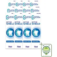 Sensodyne 12 x - Tandpasta - ProGlasur Active Shield - Fresh Mint - Frisse Munt - 75 ml - Grootverpakking - Vaatwasstrips - Tandpasta - Glazuurbescherming - Gaatjes - Suikerzuren - Cariës