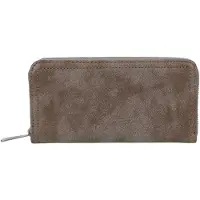 Fritzi aus Preußen portemonnee Fritzi Nicky Vintage Wallet Dark Brown donkerbruin