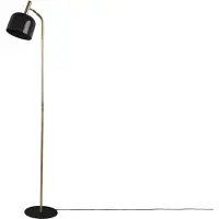 Leitmotiv Vloerlamp Smart - Zwart - 26x26x164cm - Modern - Staande lampen voor Woonkamer - Slaapkamer