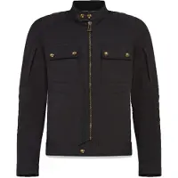 Belstaff Roberts Zwarte Waterdichte Textieljas Maat 2XL