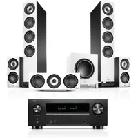 Teufel DEFINION 3 Surround + Denon X3800H "5.1-Set" Home cinema Wit