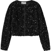Name it Vest - NkfRunica - Black - - 9-10 jaar (134-140) - Vesten