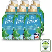 Lenor 6 x - Wasverzachter - Fresh Air Noorderlicht - Ultra Geconcentreerd - 36 Wasbeurten - Grootverpakking - Vaatwasstrips - Wasverzachter - Frisheid - Citrus - Zeelucht - Boterbloem