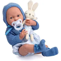 JC Toys La Newborn pop voor baby's, 38 cm, gemaakt van zacht vinyl, collectie R