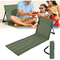 Merkloos Strandstoel opvouwbaar, 600D Oxford-stof, groen, voor kamperen
