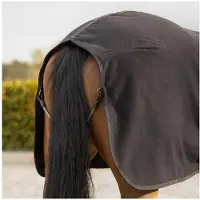 QHP Showdeken Avenna Black - 205 - Uitrijdeken | Zwart | Zweet dekens paard