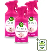 Air Wick 3 x - Luchtverfrisser Spray - Aziatische Kersenbloesem - 250ml - Grootverpakking - Vaatwasstrips - Luchtverfrisser - Geurverfrisser - Kersenbloesem - Geur Neutraliseren - Kamer Geur