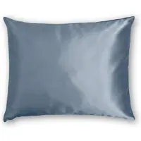 Silk Heaven Zijden Kussensloop Evening Blue - 22MM - - 60x70cm / Hotelsluiting