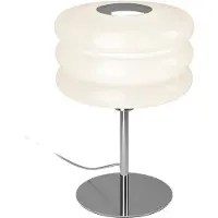 Eglo Tortora Tafellamp - E14 - 30 cm - Chroom/Wit
