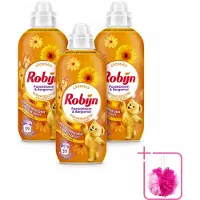 Robijn 3 x – Wasverzachter – Passiebloem & Bergamot – 780 ml - Bulkverpakking - Wasverzachter - Douchemop - Wasverzachter passiebloem bergamot