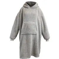 Unique living - Hoodie Teddy Chateau Grey -70x110cm