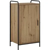 vidaXL - Schoenenkast - 51 - x - 36,5 - x - 93 - cm - Bewerkt - hout - Artisanaal - eiken