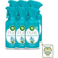 Air Wick 6 x - Luchtverfrisser Spray - Pure Lentedauw - 250ml - Wasstrips - Luchtverfrisser - Lentedauw - Frisse Geur - Luchtverfrissende Spray - Natuurlijke Geur