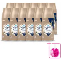 Glade 12 x - Romantic Vanillebloesem Navulling - 269 ml - Bulkverpakking - Romantische geur - Douchemop - Vanille