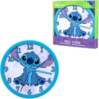 Disney Stitch wandklok, klassiek, rond ontwerp zonder geluid, kinderklok, geschikt voor kinderen