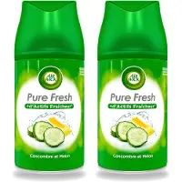 Air Wick 2 x Freshmatic - Luchtverfrisser Navulling - Pure Fresh Komkommer - 250ml - Voordeelverpakking - 2 stuks