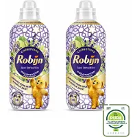 Robijn 2 x – Wasverzachter – Intense Spa Sensation – 765 ml - Grootverpakking - Vaatwasstrips - Wasverzachter - Eucalyptus - Lavendel - Wasgeur - Kleding Verzorgen