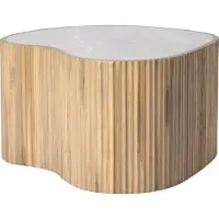 Intratuin Bijzettafel Javan Naturel / Crème 71 X 50 X 37 Cm