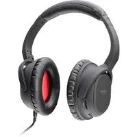 Lindy 20424, Kabel, Audio, 20 - 20000 Hz, 203 g, Koptelefoon met microfoon, Zwart