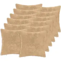vidaXL Kussensloop 12 st HEERLEN Crèmekleurig 45 x 45 cm