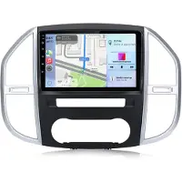 Hexinex 10-inch Android 15 autoradio met Carplay, 4+64GB geheugen, geschikt voor Mercedes-Benz Vito W447 (2014-2022), met GPS, Wi-Fi, Bluetooth, stuurwielbediening, FM, RDS, DSP en DAB+