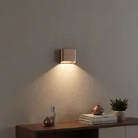 Artdelight Wandlamp Diaz 1l Brons Geborsteld