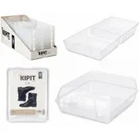 OEM Schoenenorganizer, transparant design, stapelbare opbergoplossing, 38*31*15 cm