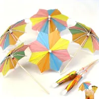 Markenlos Cocktailparasols - 50 stuks - Decoratie voor drankjes en gerechten - Met steranijs-motief