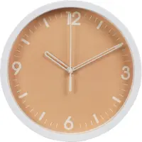 OEM Wandklok - Rond ontwerp met een stille quartz-uurwerk - Ø 22,5 cm - Oranje