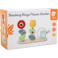 Classic World Puzzelblokken Piramide voor Kinderen Tuin Gieter 11 el.