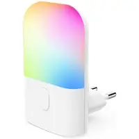 Hama LED-nachtlampje voor stopcontact. Met schemersensor, verandert van kleur