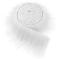 OEM Kunstleer voor knutselen - Pluizig en zacht - Geschikt voor kostuums en decoraties - Wit - 5x150 cm
