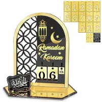 OEM Ramadan-aftelkalender - Acryltablekdecoratie om zelf te maken - Eid Mubarak-decoratie - Transparant