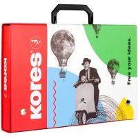 Kores schoolset, een set schoolbenodigdheden in een koffer, bestaande uit 7 producten voor school en universiteit