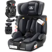 Kidiz Autostoeltje | Groep 1+2+3 | 9-36 kg 5-punts veiligheidsgordel, Autostoeltje, Kinderzitje, Verstelbare Hoofdsteun | Stoelverhoger 1-12 jaar, Stabiel en Veilig