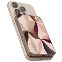 Selencia Vivid Powerbank 5.000 mAh - Draadloze Powerbank - Geschikt voor MagSafe en Qi - Desert Gold / Silk Spirit
