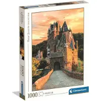 Clementoni Legpuzzel Golden Hour at Eltz Castle - Puzzel 1000 Stukjes Kasteel - High Quality Collection - Puzzels en Legpuzzels voor Volwassenen