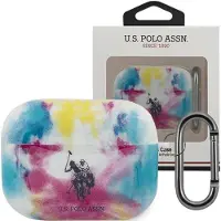 U.S. POLO ASSN. Etui U.S. Polo Assn. Tie & Dye collectie, geschikt voor AirPods Pro - Meerkleurig