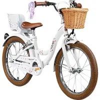 Volare Blossom Kinderfiets - Meisjes - 18 inch - Wit - Twee handremmen