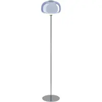 Eglo Vloerlamp Belomontejo, blauw, Woon-/ Eetkamer, metaal, Jong wonen, vloerlamp