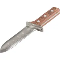 STREND PRO Mes Premium, HORI HORI, tuingereedschap, met etui, houten handvat, universeel