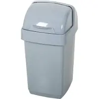 Addis 518460: Vuilnisbak voor badkamer of keuken, gemaakt van 100% gerecycled plastic