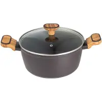 Bergner Garnek Multiclad 24Cm Met Dekssel Bg-56037, Kleur: Antraciet